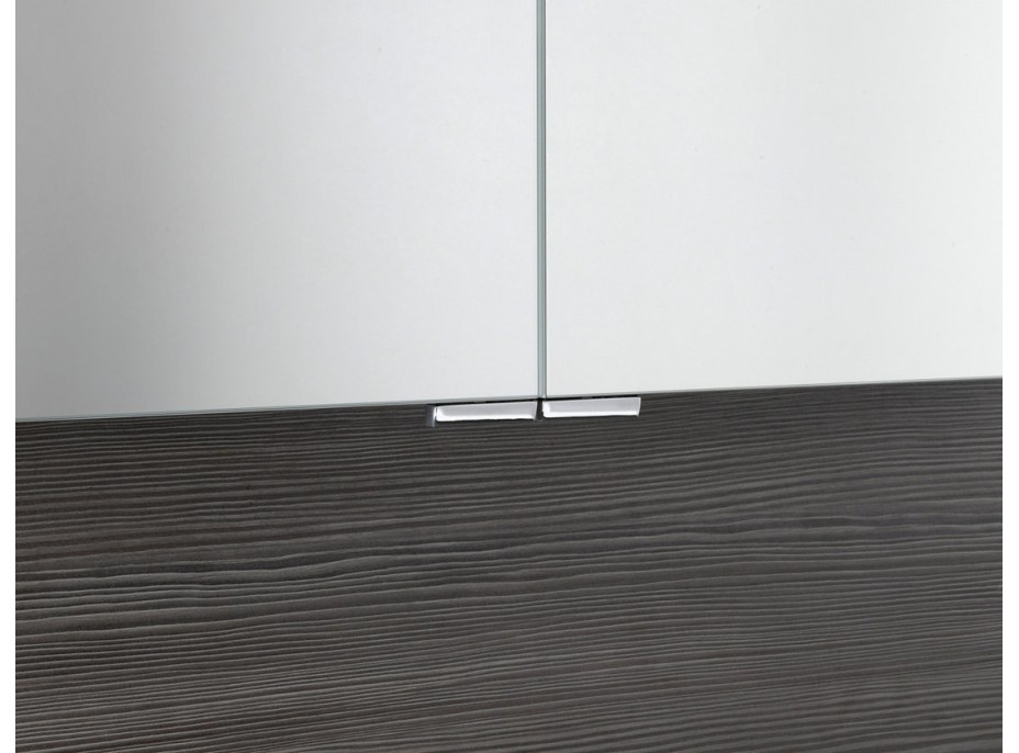 Sapho LUCIE galerka s LED osvětlením, 126x70x17cm, bílá LU125-0030
