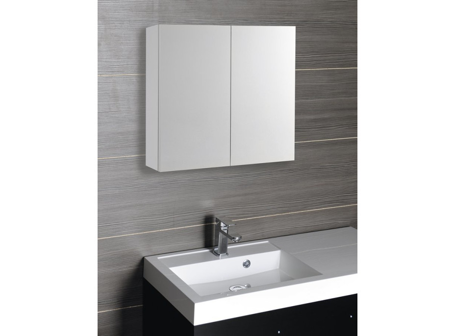 Aqualine VEGA galerka, 80x70x18cm, bílá VG080