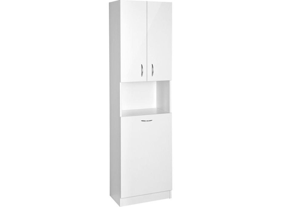 Aqualine SIMPLEX ECO vysoká skříňka s košem 50x180x30cm SIME510