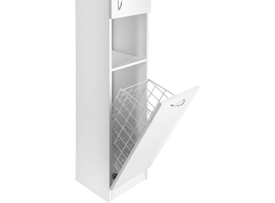 Aqualine SIMPLEX ECO vysoká skříňka s košem 30x180x30cm SIME310