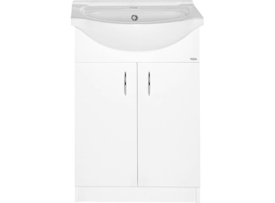 Aqualine SIMPLEX ECO 50 umyvadlová skříňka včetně umyvadla 47x83, 5x29cm SIME500