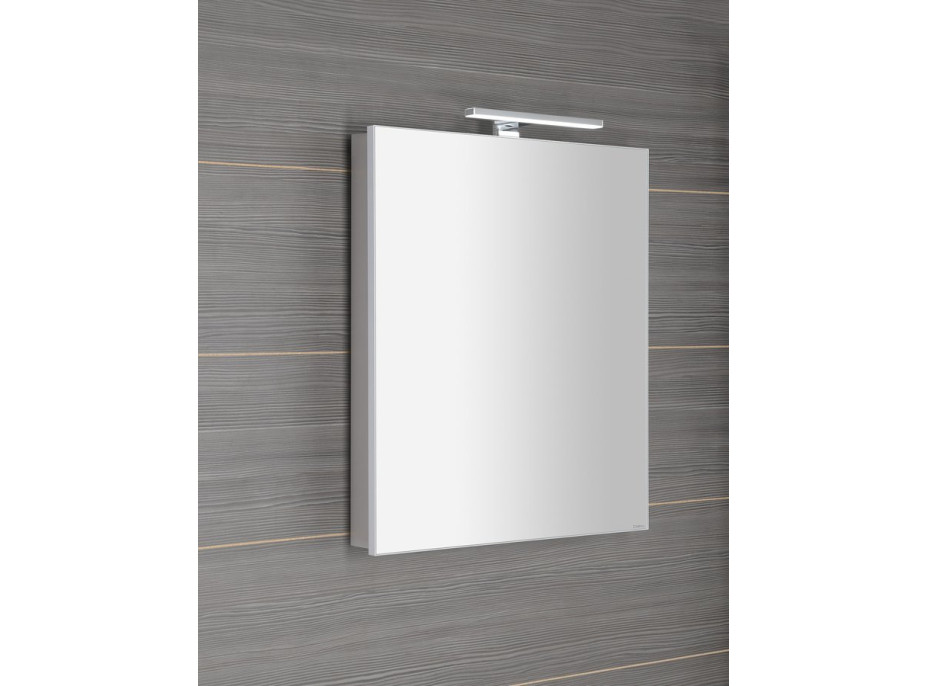 Sapho GRETA galerka s LED osvětlením, 60x70x14cm, bílá mat GR060-0031