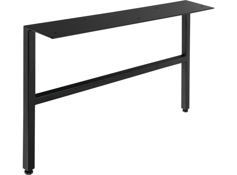 Sapho ODETTA podpěrné nohy výška 260-270mm, lakovaná ocel, černá mat, 2ks 30313