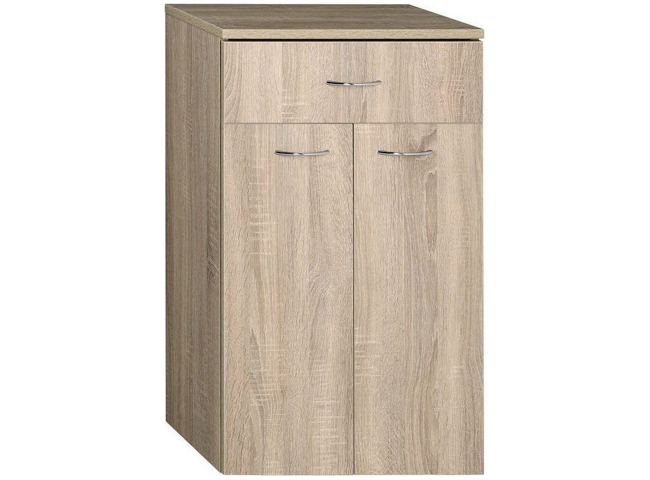 Aqualine ZOJA/KERAMIA FRESH skříňka spodní se zásuvkou 50x78x29cm, dub platin 50315