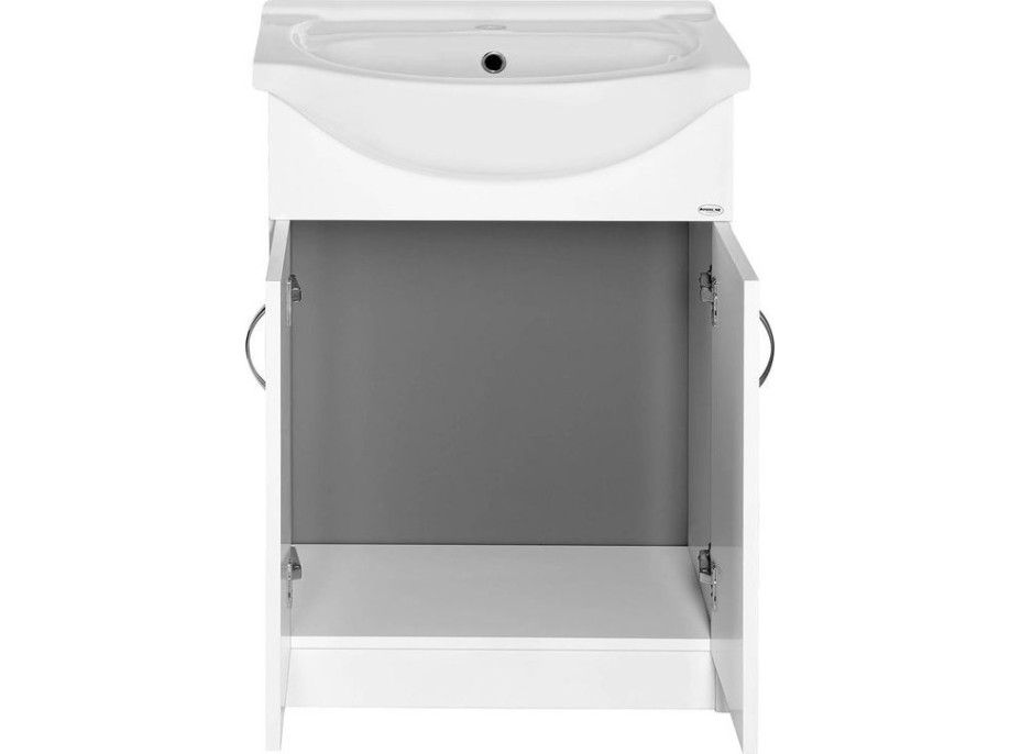 Aqualine SIMPLEX ECO 50 umyvadlová skříňka včetně umyvadla 47x83, 5x29cm SIME500