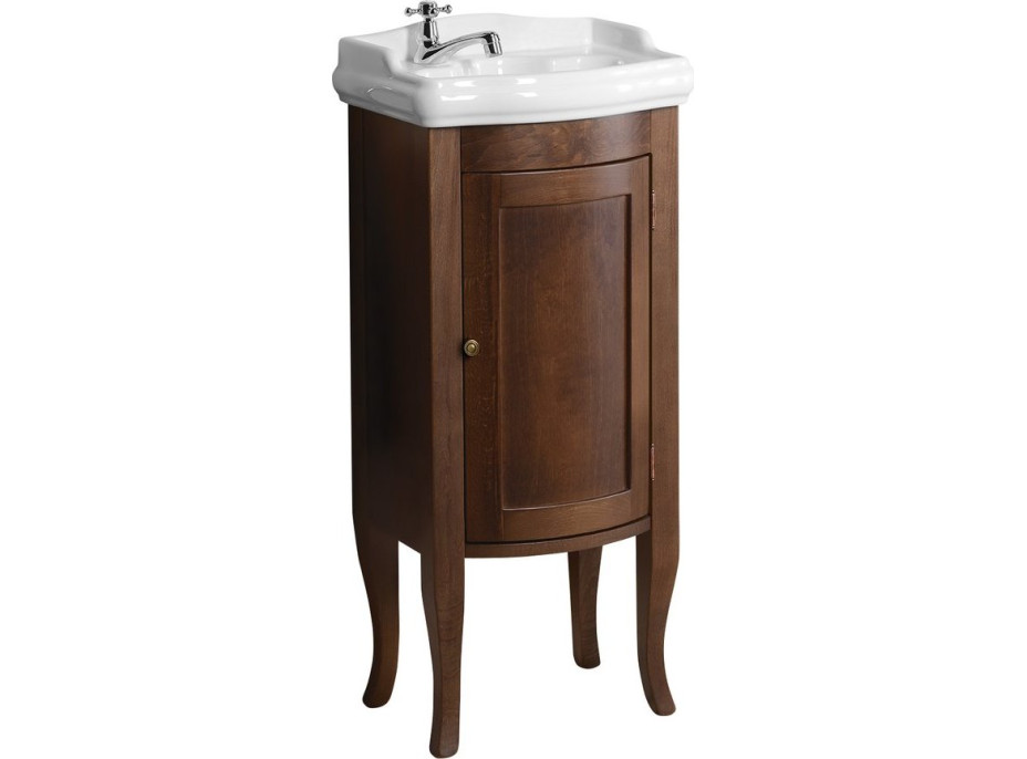 Sapho RETRO umyvadlová skříňka 36, 5x85x29cm, buk 1640