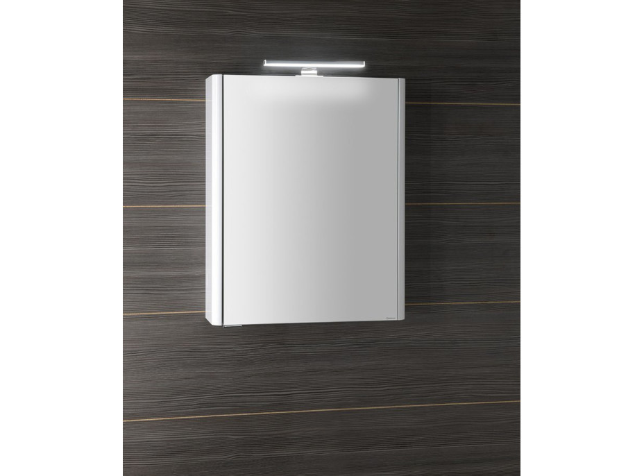 Sapho LUCIE galerka s LED osvětlením, 55x70x17cm, bílá LU055-0030