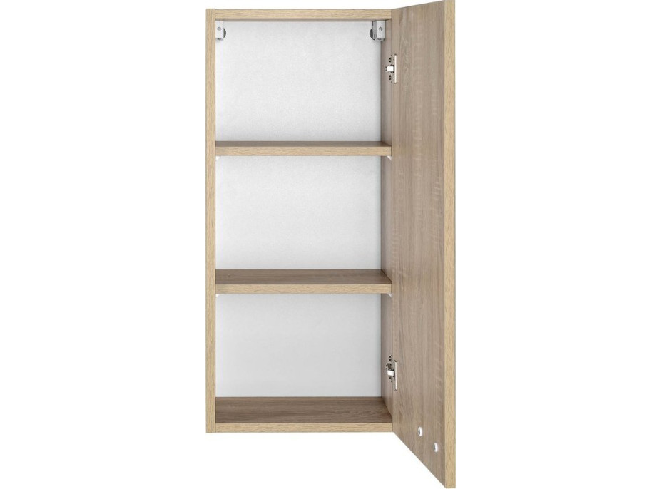 Aqualine ZOJA/KERAMIA FRESH horní skříňka 35x76x23cm, dub platin 50336