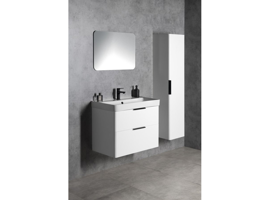 Aqualine DENEB umyvadlová skříňka 77, 3x55x43, 5cm, bílá mat DN280