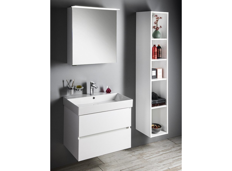 Sapho ESPACE otevřená policová skříňka 30x172x32cm, bílá ESC160-3030