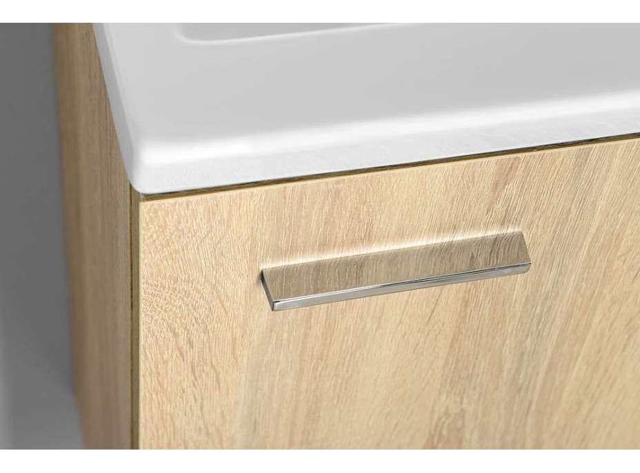 Aqualine ZOJA/KERAMIA FRESH umyvadlová skříňka 44x50x25, 3cm, dub platin 51046DP