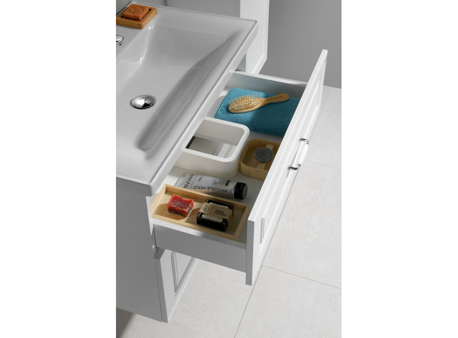 Aqualine FAVOLO umyvadlová skříňka 86, 5x60x44, 6cm, bílá mat FV290