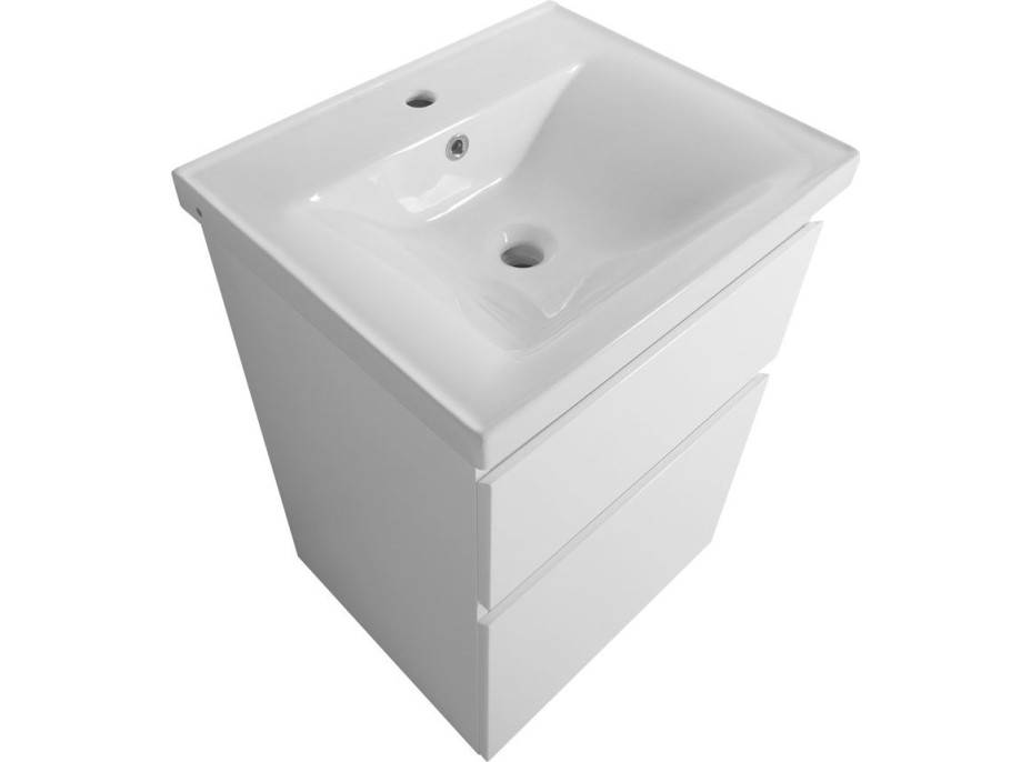 Aqualine ALTAIR umyvadlová skříňka 52x72, 5x45cm, bílá AI255