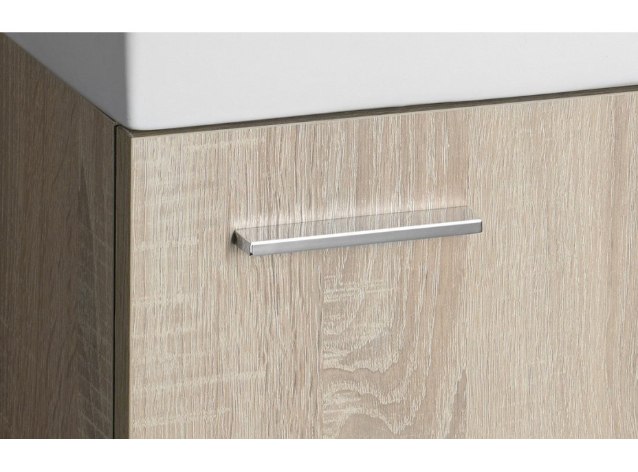 Aqualine ZOJA umyvadlová skříňka 39, 5x50x22cm, dub platin 51049DP