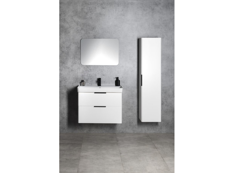 Aqualine DENEB umyvadlová skříňka 77, 3x55x43, 5cm, bílá mat DN280