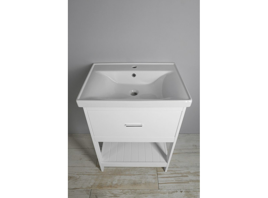 Aqualine ETIDE umyvadlová skříňka 61, 5x85x44 cm, bílá mat ET615