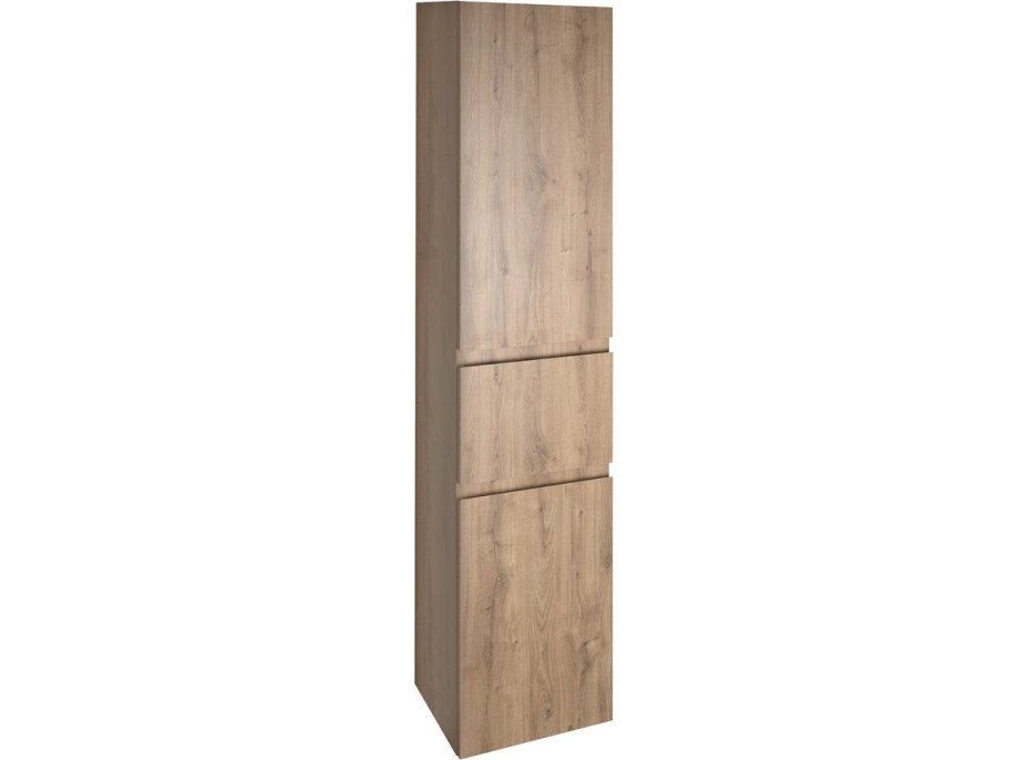 Aqualine ALTAIR vysoká skříňka s košem 40x184x31cm, pravá, dub emporio AI485R