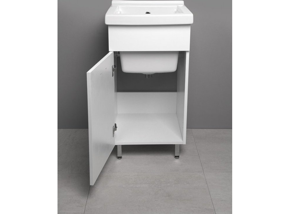 Aqualine Skříňka pod výlevku 43x70x49, 6cm, bílá 57034