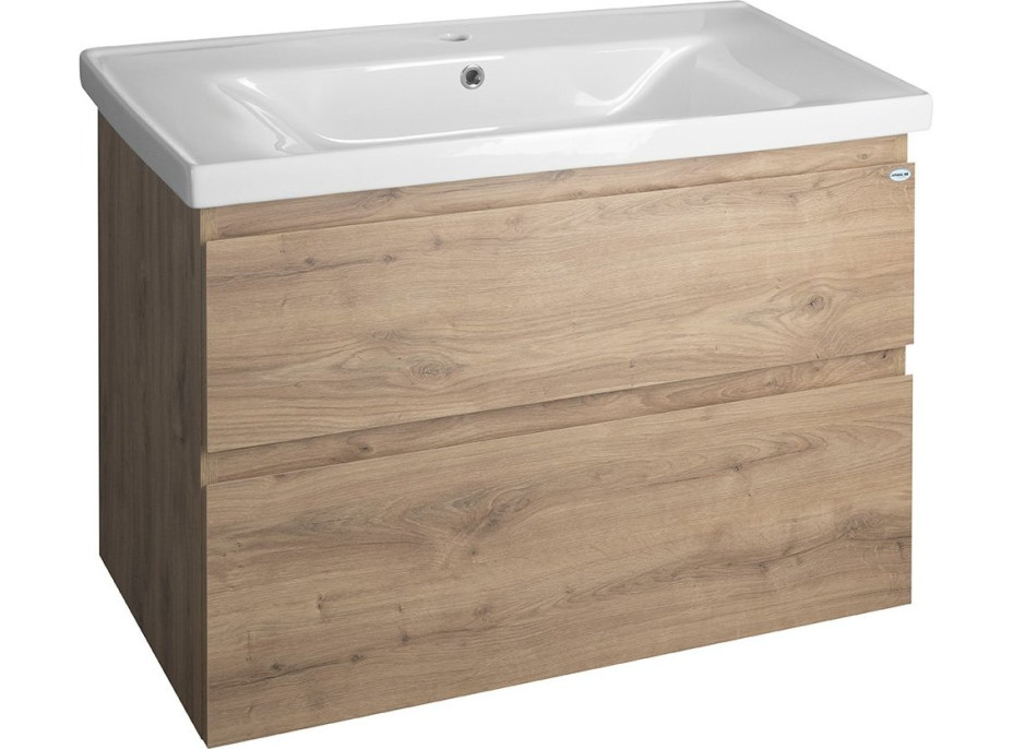 Aqualine ALTAIR umyvadlová skříňka 86, 5x60x45cm, dub emporio AI390