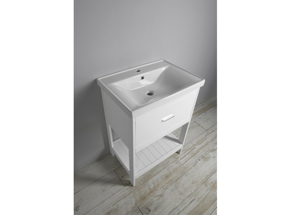 Aqualine ETIDE umyvadlová skříňka 61, 5x85x44 cm, bílá mat ET615