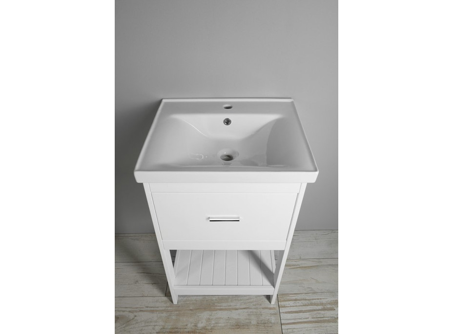 Aqualine ETIDE umyvadlová skříňka 51, 5x85x44 cm, bílá mat ET515