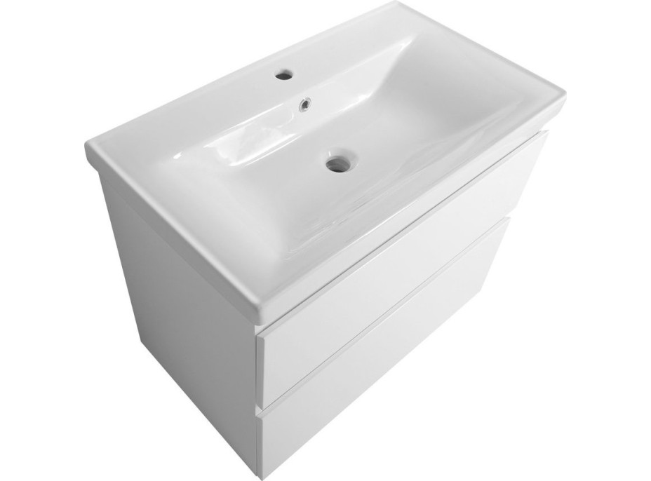 Aqualine ALTAIR umyvadlová skříňka 77, 5x60x45cm, bílá AI280