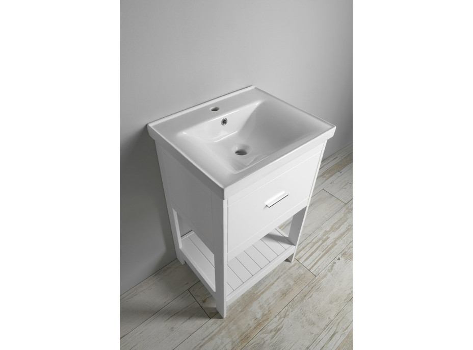 Aqualine ETIDE umyvadlová skříňka 51, 5x85x44 cm, bílá mat ET515