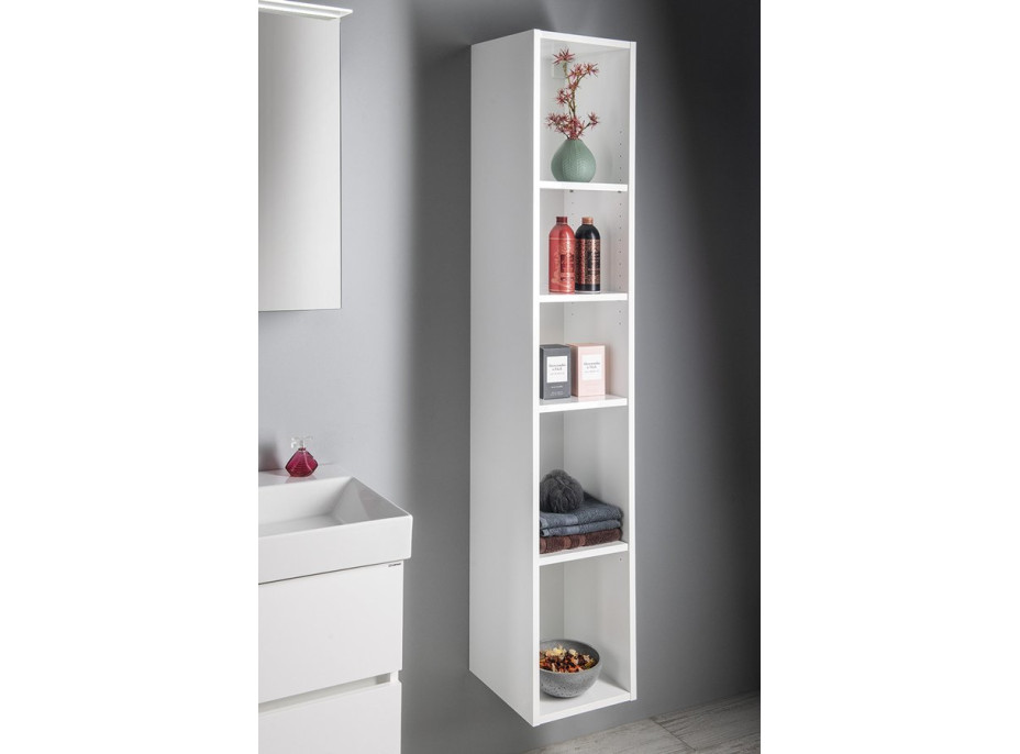 Sapho ESPACE otevřená policová skříňka 30x172x32cm, bílá ESC160-3030