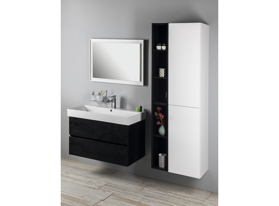 Sapho ESPACE skříňka 35x172x32cm, 2x dvířka, levá/pravá, bílá lesk ESC230-3030