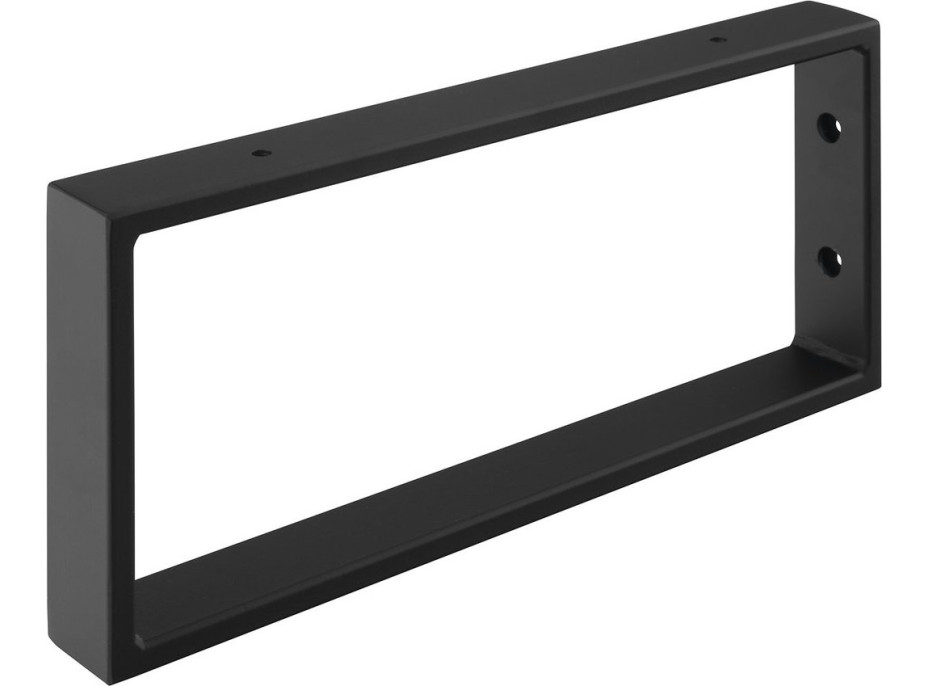 Sapho Podpěrná konzole 350x150x40mm, lakovaná ocel, černá mat, 1 ks 30365
