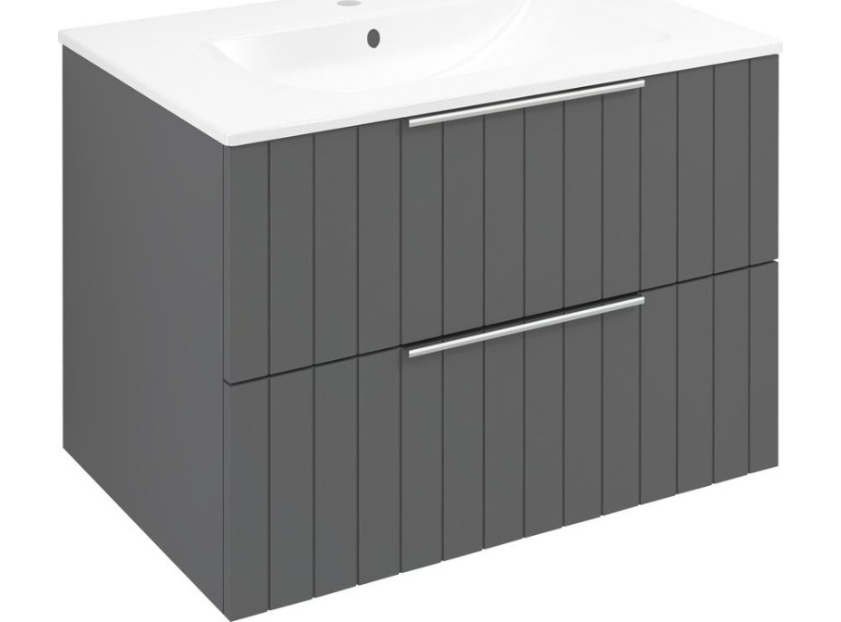 Sapho CIRASA umyvadlová skříňka 69, 8x52x46cm, carina strip CR701-4141S