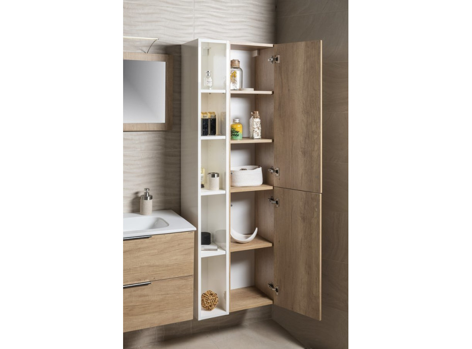 Sapho ESPACE skříňka 35x172x32cm, 2x dvířka, levá/pravá, dub alabama ESC230-2222