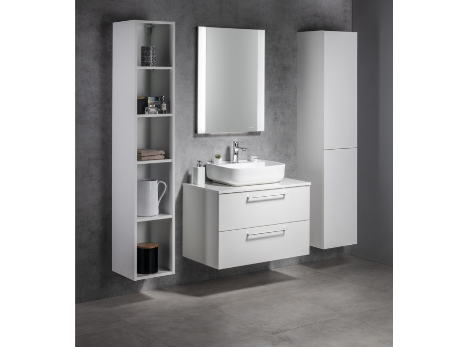 Sapho ESPACE skříňka 35x172x32cm, 2x dvířka, levá/pravá, bílá lesk ESC230-3030