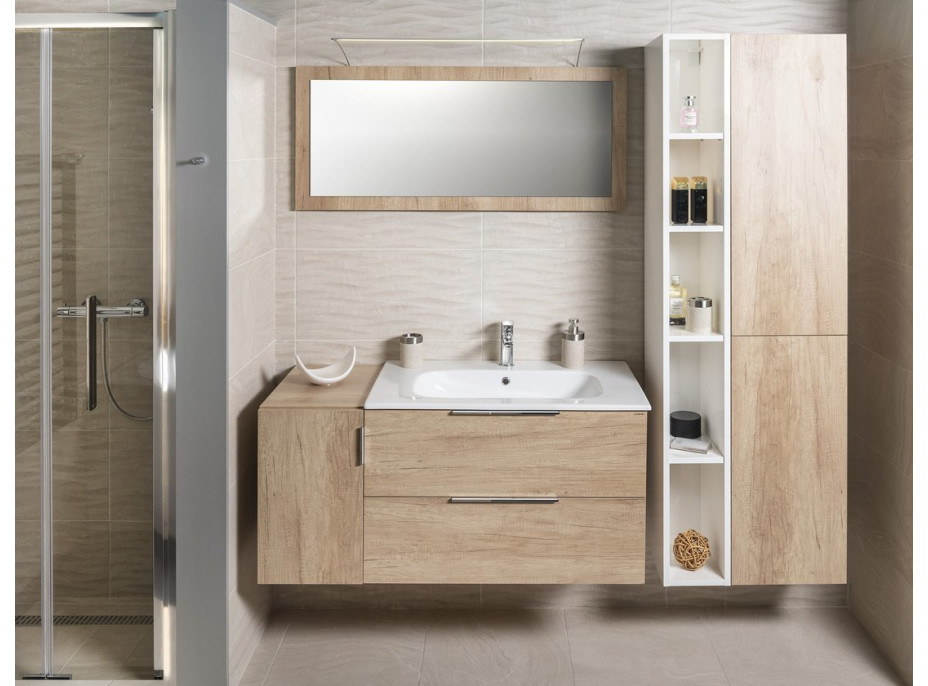 Sapho ESPACE skříňka 35x172x32cm, 2x dvířka, levá/pravá, borovice rustik ESC230-1616