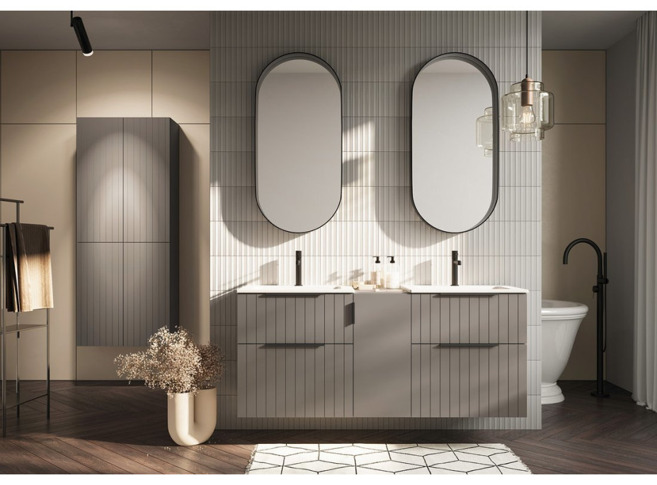 Sapho CIRASA umyvadlová skříňka 59, 2x64x46cm, siena strip CR601-4242S