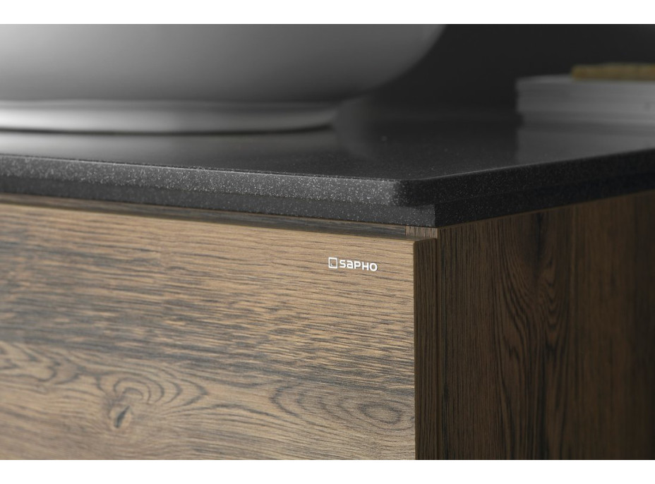 Sapho TREOS pracovní deska 1716x513 mm, rockstone, bílá mat TX172-0101
