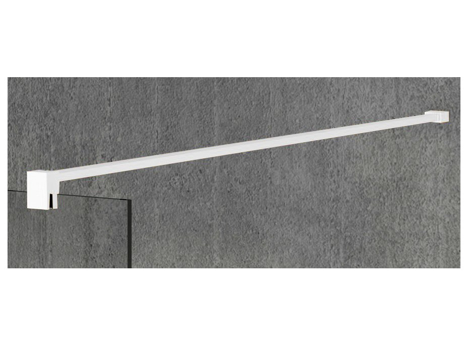 Gelco VARIO WHITE jednodílná sprchová zástěna k instalaci ke stěně, sklo nordic, 800 mm GX1580-07
