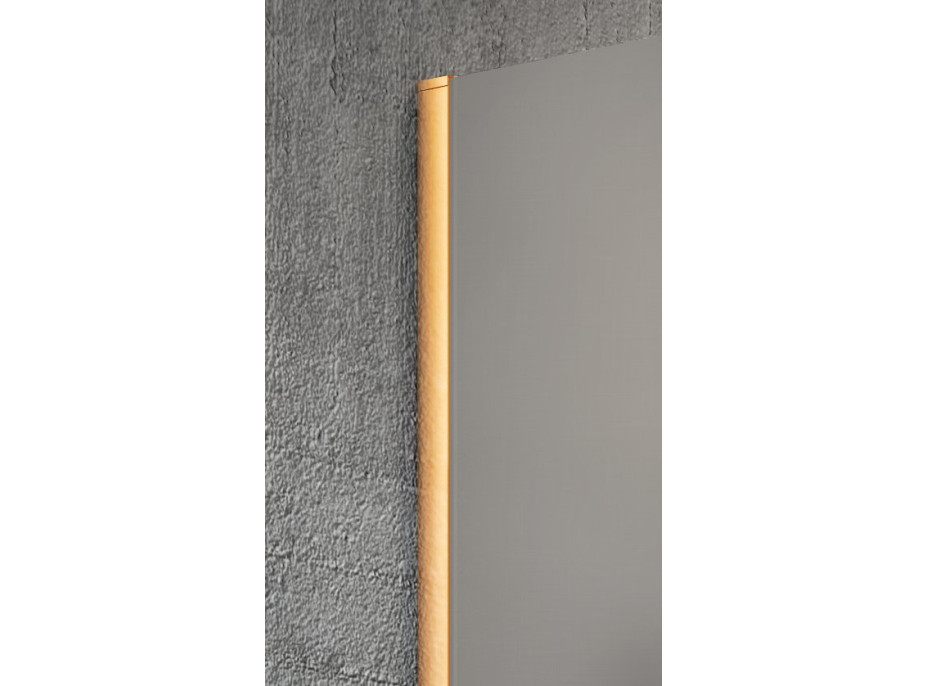 Gelco VARIO GOLD jednodílná sprchová zástěna k instalaci ke stěně, čiré sklo, 1400 mm GX1214GX1016