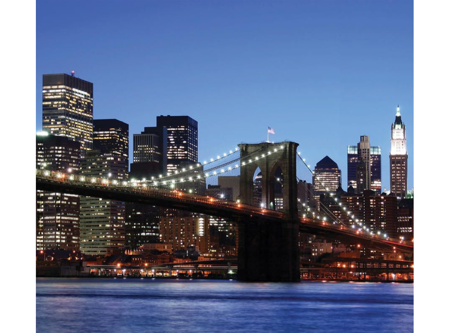 Designový závěs NOČNÍ BROOKLYNSKÝ MOST 2