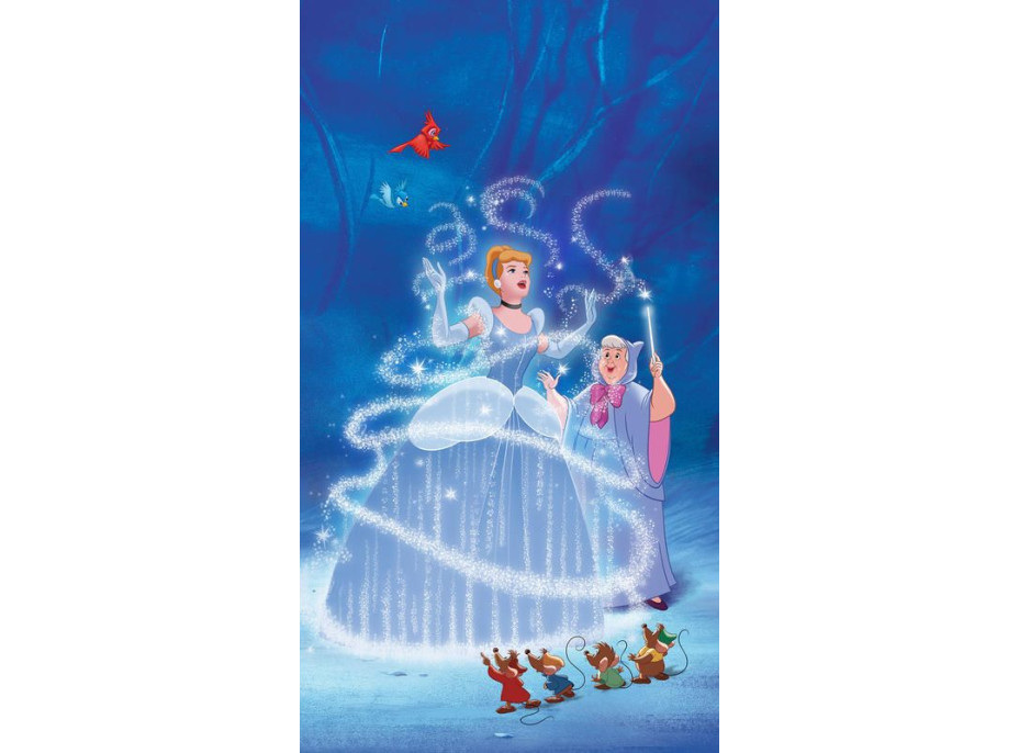 Dětský závěs DISNEY PRINCEZNA POPELKA