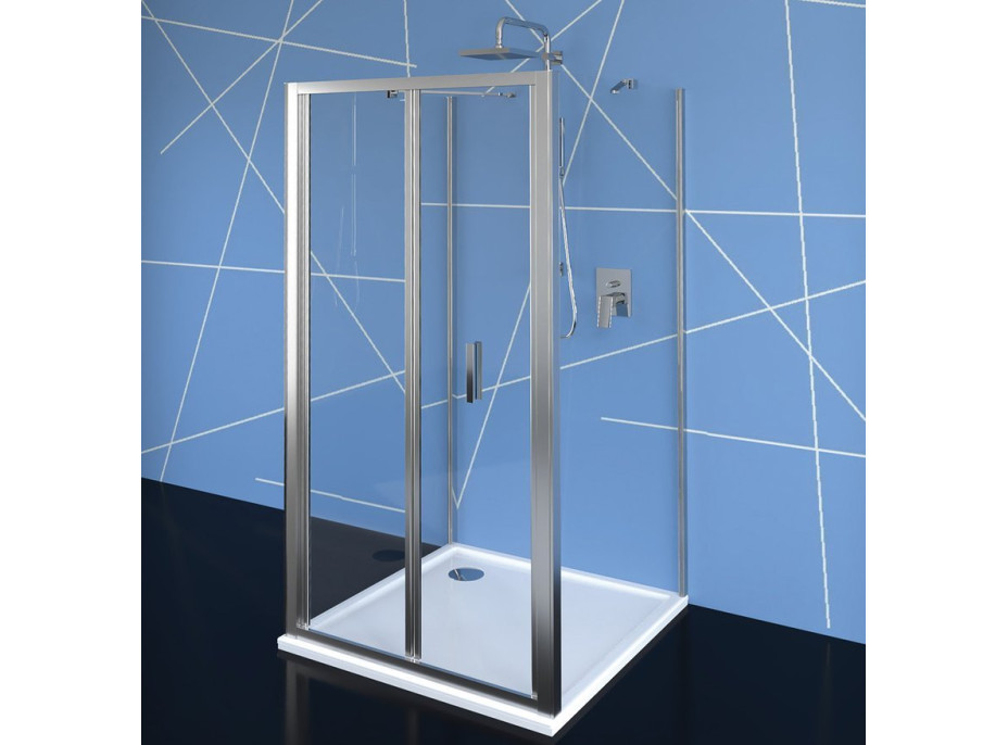 Polysan EASY LINE třístěnný sprchový kout 800x700mm, skládací dveře, L/P varianta, čiré sklo EL1980EL3115EL3115