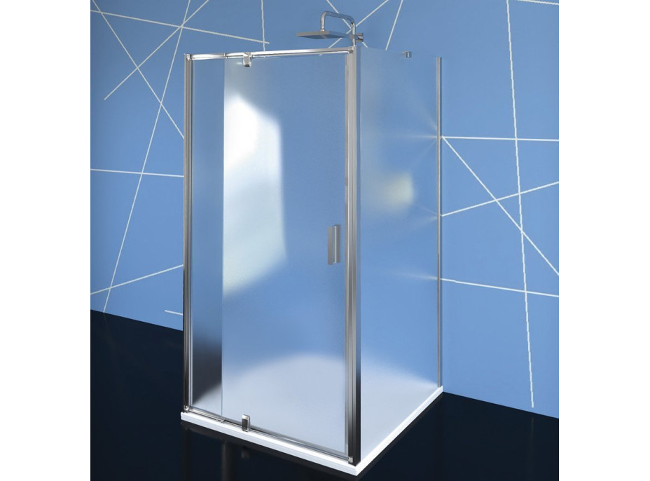 Polysan EASY LINE třístěnný sprchový kout 900-1000x800mm, pivot dveře, L/P varianta, Brick sklo EL1738EL3238EL3238