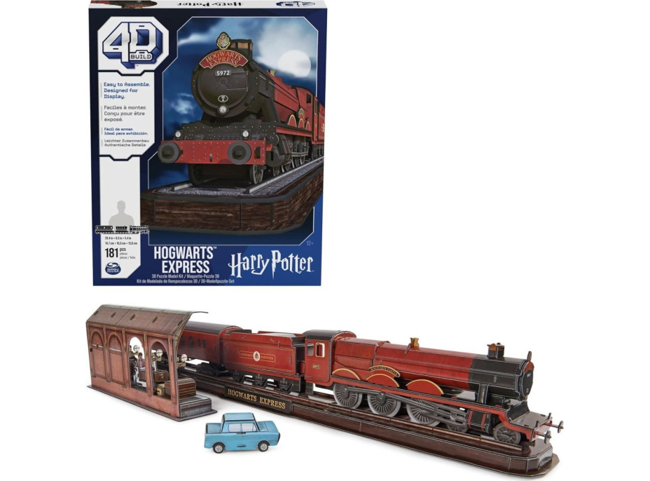 4D BUILD 3D Puzzle Harry Potter: Bradavický Expres 181 dílků