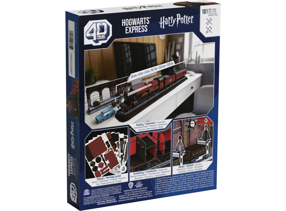 4D BUILD 3D Puzzle Harry Potter: Bradavický Expres 181 dílků