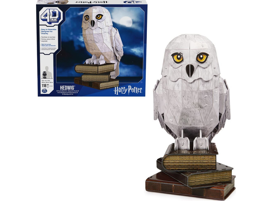 4D BUILD 3D Puzzle Harry Potter: Hedvika 118 dílků