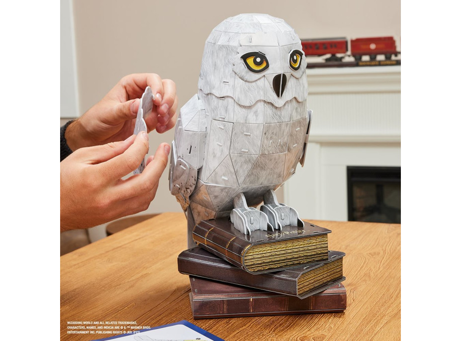 4D BUILD 3D Puzzle Harry Potter: Hedvika 118 dílků