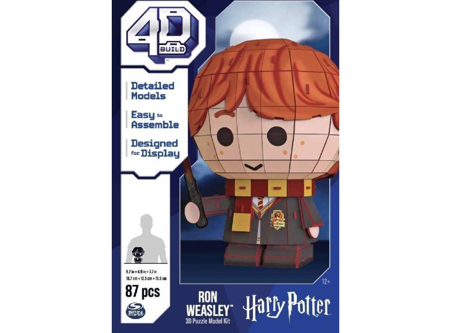 4D BUILD 3D Puzzle Harry Potter: Ron 87 dílků