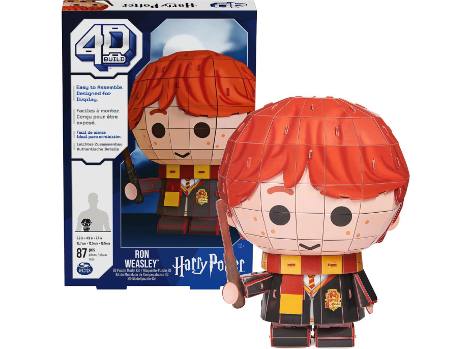 4D BUILD 3D Puzzle Harry Potter: Ron 87 dílků