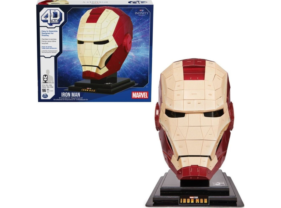 4D BUILD 3D Puzzle Marvel: Ironman 96 dílků