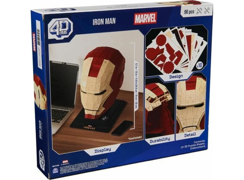 4D BUILD 3D Puzzle Marvel: Ironman 96 dílků